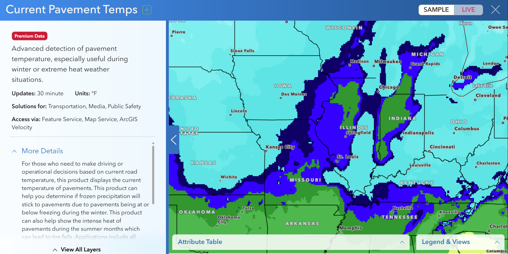 pavement temps - data discovery