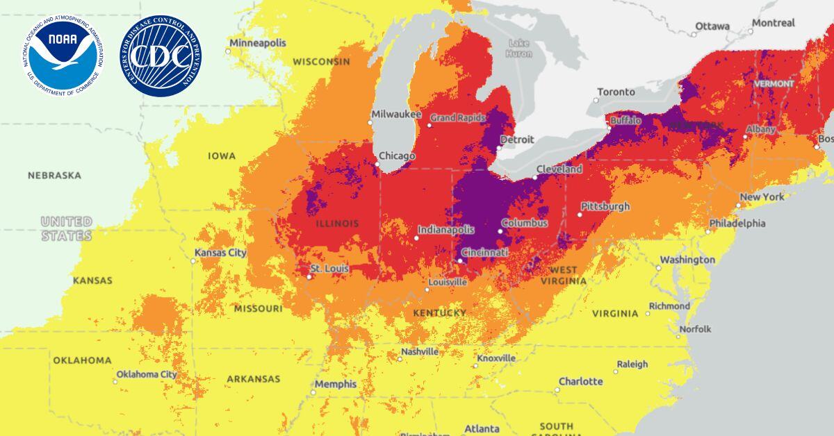 NWS CDC HeatRisk 简图